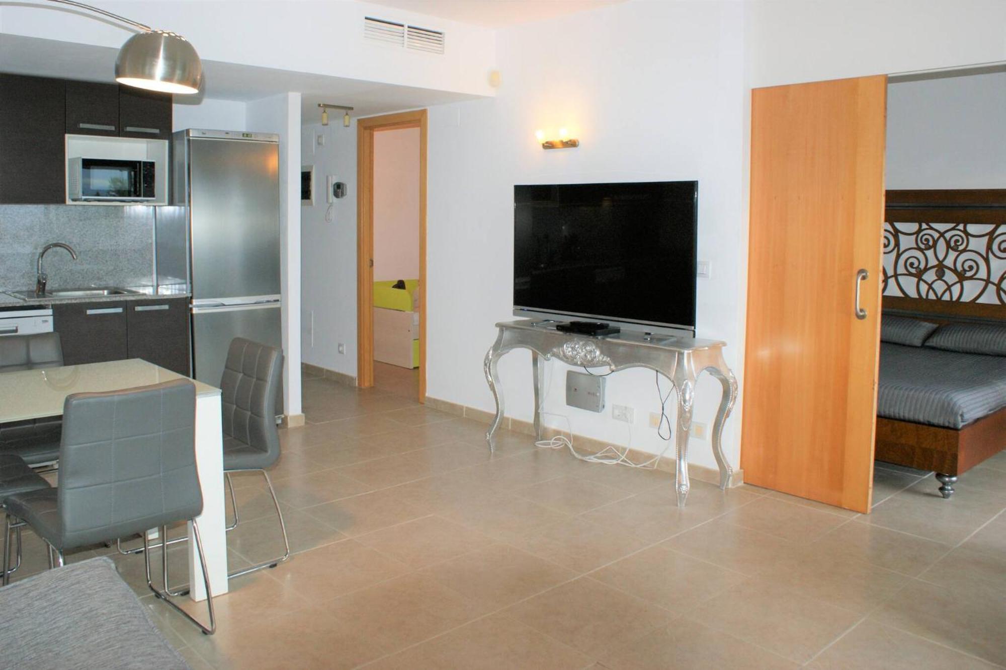 Apartamento En Roses Con Vistas Al Canal Y Piscina Luaran gambar